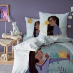 Parure de lit disney wish asha 100% coton - housse de couette 140x200 cm - taie doreiller 63x63 cm - ... Parure de lit disney wish asha 100% coton - housse de couette 140x200 cm - taie doreiller 63x63 cm - ...