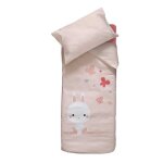 Parure de lit lapinou - rose - 100 x 140 cm Parure de lit lapinou - rose - 100 x 140 cm