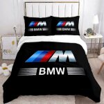 Parure de lit � motif bmw. housse de couette�: 200 x 200 cm * 1. taies d?oreiller�: 50 x 75 cm * 2.