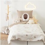 Parure de lit imprim�e ours 140x200cm - atmosphera cr�ateur dint�rieur