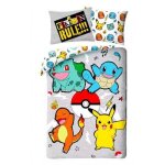 Parure de lit - pok�mon - hax604807 - 140x200 cm - 70x90 cm - 100% coton