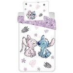 Housse de couette lilo et stitch boojiboo 140�200cm 70�90 cm parure de lit enfant