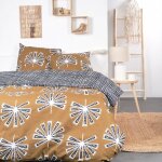 Parure de lit sunshine gaetan - today - marron 240x260 cm Parure de lit sunshine gaetan - today - marron 240x260 cm
