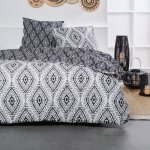 Parure de lit - today sunshine - 240x220 cm - 2 personnes - coton imprim ethnique