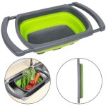 Passoire pliante - non spcifi - modle non spcifi - vert - stend jusqu 24 pouces - stockage facile ...