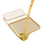 Passoire suspendue pour �vier de cuisine avec 100 sacs en filet pour passoire d�vier support de panier ...