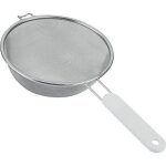 Passoire tamis - metaltex - d : 16 cm - inox et plastique - maille fine - couleur blanche Passoire tamis - metaltex - d : 16 cm - inox et plastique - maille fine - couleur blanche