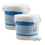 H�fer chemie 4 x 5kg bayzid� pastilles de chlore pour piscine(20g) chlore multifonction 5 en 1