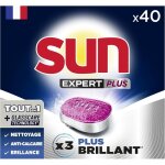 Pastilles lave - vaisselle tout en 1 brillance - expert + glass care technology - 40 lavages - fabriqu� ...