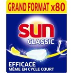 Pastilles lave - vaisselle classic citron - 80 tablettes - efficace pendant les cycles courts - brillance ...