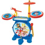 Pat patrouille - batterie lectronique pour enfant - lumineuse - complte 3 en 1 - clavier cymbales et ...