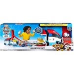 Pat patrouille - camion transformable 2 en 1 avec piste de lancement + 1 vhicules mtal robo dog - voiture ...