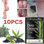 Patchs d�tox pour pieds - huacreate 10pcs - charbon de bois - r�duction de fatigue - am�lioration du ...