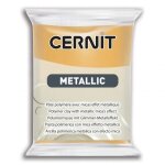 Pte  modeler - cernit - metallic - or - 56g - durcit au four