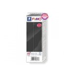 Pte polymre - fimo - soft - 454g - noir n9 - facile  manipuler