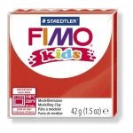 P�te � modeler - fimo - fimo kids - rouge - 42 grammes - souple et facile � modeler