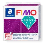 P�te � modeler fimo effect galaxy violet - fimo - 57g - effets paillet�s - bijoux - d�coration dint�rieur ...