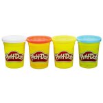 P�te � modeler play - doh - pack de 4 couleurs classiques atoxiques pour enfants - pots de 112 g
