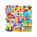 Pâte à modeler - play dough - kit de pétrissage - 62 pièces - accessoires colorés - sûr et réutilisable ... Pâte à modeler - play dough - kit de pétrissage - 62 pièces - accessoires colorés - sûr et réutilisable ...