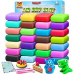 P�te � modeler s�chant � lair - jozsi - 28 couleurs argile magique s�chant � lair cadeau pour enfants ...