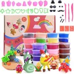 Pte polymre - amoune - 36 pots de pate a modeler - 36 couleurs - pour enfants diy