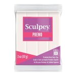 P�te polym�re - artemio - sculpey - blanc translucide - souple - pr�te � lemploi - non toxique