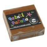 Pte polymre - ctop - patati patata - marron - souple et facile  modeler