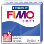 P�te polym�re fimo - bleu brillant - 56g - id�ale pour bijoux et accessoires fantaisies