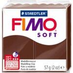 Pte polymre fimo - marron chocolat - avanc - idale pour bijoux et accessoires fantaisies