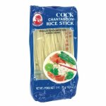 Ptes de riz / vermicelles chantaboon - largeur 3mm - marque coq - 375g - 2 sachets