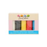 Pte  sucre couleurs primaires 5x100g multicolore