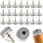 Patin chaise50pcs tampon chaise22mm patins en feutre avec visprotection pied de chaise pour r�duire les ...