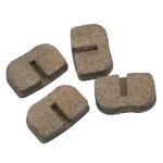 Patins de frein � disque vtt 4 pi�ces jeu de plaquettes de frein � disque arri�re remplacement de la ...