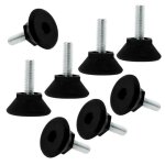 Patins pour meubles vocoste m6 x 17mm x 24mm pieds de nivellement r�glables patin jambe table chaise ...