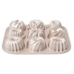 Patisse - moule 9 mini - kouglofs - rose cuivr - les spcifiques