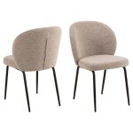 Patricia chaise de salle  manger beige.