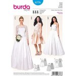 Patron burda 6776 robe de marie et robe de soire