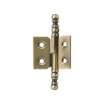 Paumelles droite hettich - lot de 2 - acier - l. 50 x l. 40 mm