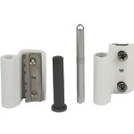 Paumelle grip + fapim avec axe en acier inox �7 mm - noir 9005 - 9800a - 37