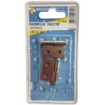 Paumelle nickele 30x40 droite blister