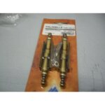 Paumelle vase charni�re meuble - acier - d�cor bronze - 100 mm - lot de 2 pi�ces