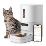 Pawsync distributeur automatique de nourriture pour chats 36l wifi 24g avec rapport alimentaire sur lapplicati ...