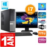 Pc de bureau - dell - 7010 dt - intel core i7 - 3770 - 16go ram - 1to hdd - windows 7 pro