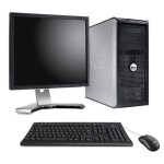 Pc de bureau - dell optiplex 360 format tour 293ghz - 4 go - 250 go + ecran 17 pouces