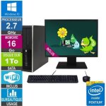 Pc de bureau - hp - elite 8200 sff - intel g630 2. 70ghz - 16go ddr3 - 1to hdd - ecran 24 Pc de bureau - hp - elite 8200 sff - intel g630 2. 70ghz - 16go ddr3 - 1to hdd - ecran 24