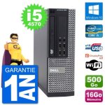 Pc dell 9020 sff intel core i5 - 4570 ram 16go disque dur 500go windows 10 wifi Pc dell 9020 sff intel core i5 - 4570 ram 16go disque dur 500go windows 10 wifi