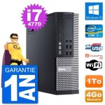 Pc dell 9020 sff intel core i7 - 4770 ram 4go disque dur 1to windows 10 wifi