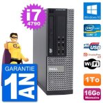 Pc dell 9020 sff intel core i7 - 4790 ram 16go disque dur 1to windows 10 wifi