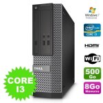 Pc dell optiplex 3010 sff intel i3 - 2120 dvd 8go 500go hdmi wifi w7