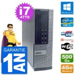 Pc dell optiplex 7020 sff intel i7 - 4770 ram 4go disque dur 500go windows 10 wifi